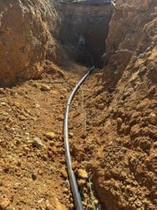 water line installation