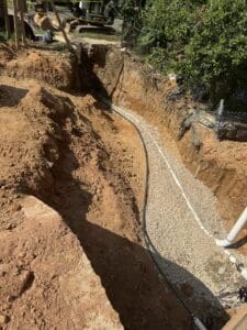 water line installation