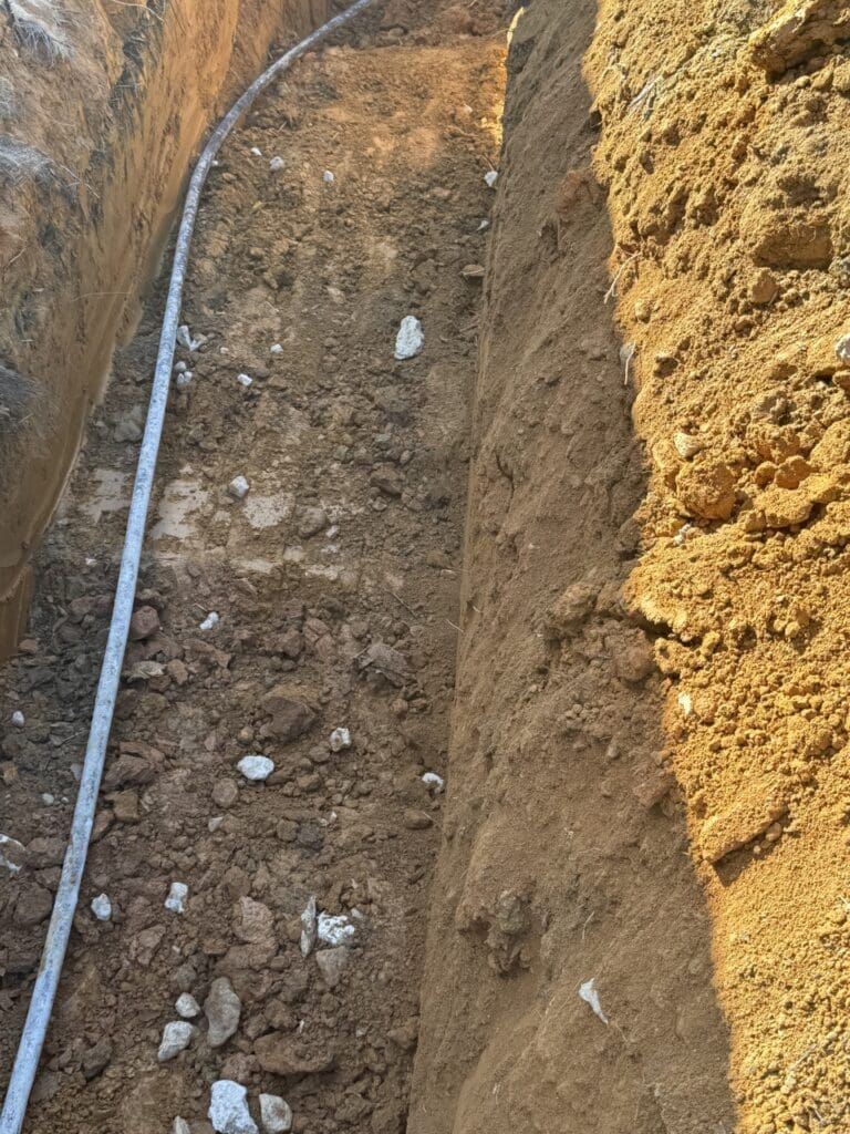water line installation