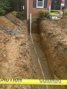 water line installation