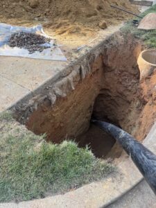 Sewer line replacement in Northern Virginia